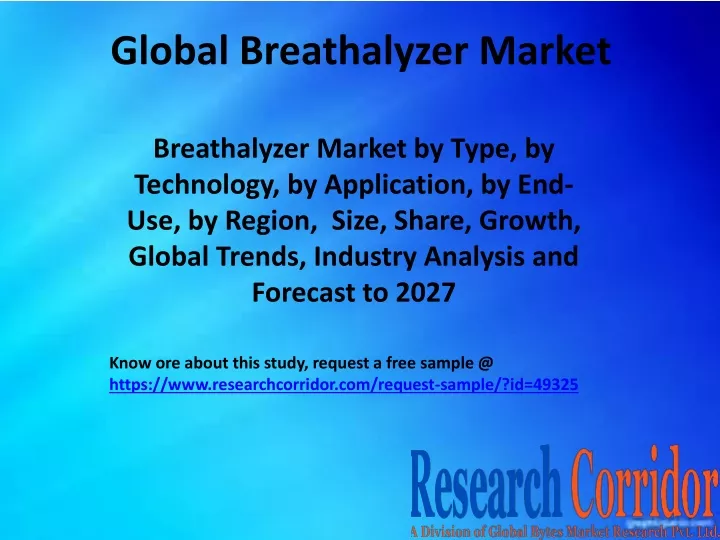 global breathalyzer market