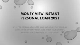 Personal Loan Upto 5 Lakh, Go With MoneyView Loan.