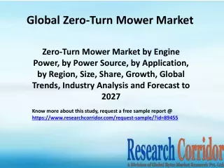 global zero turn mower market