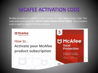 Mcafee.com/activate - Enter Product Key - Download Install & McAfee