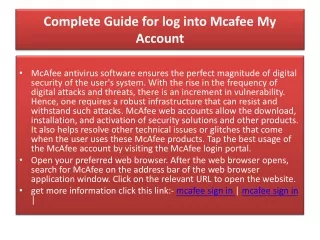 What Is the Procedure to Create a New User Account with McAfee?