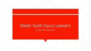 bader scott injury lawyers