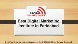 best digital marketing institute in faridabad