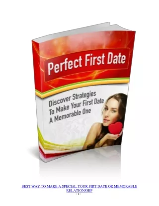 How To Get Perfect First Date