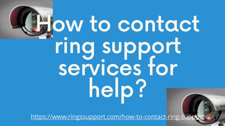 how to contact ring support services for help
