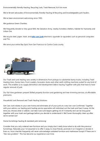 Make The Most Out Of sacramento junk hauling