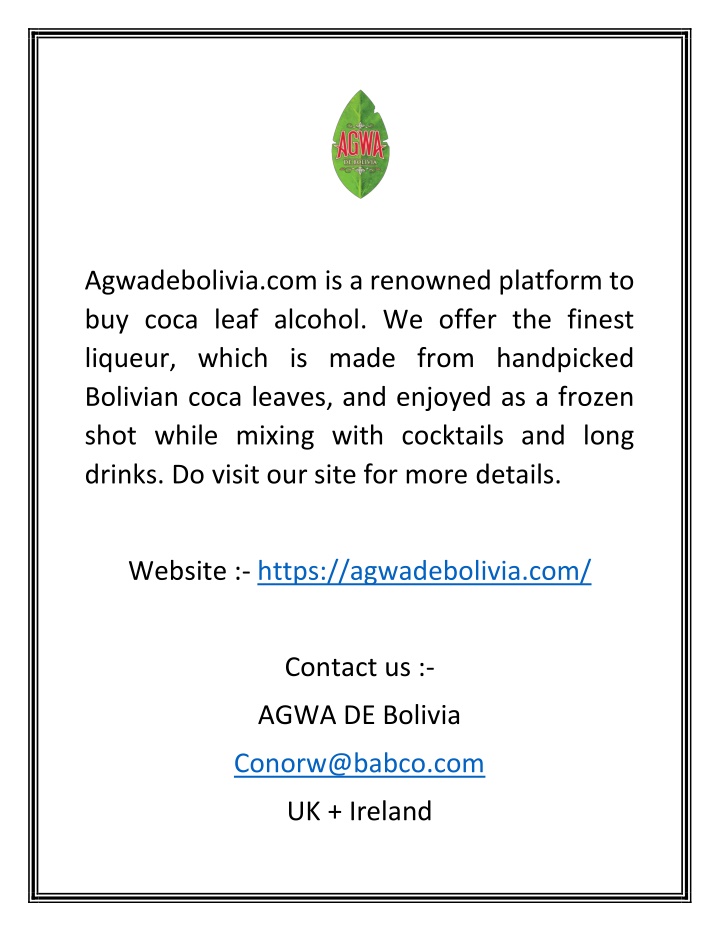 agwadebolivia com is a renowned platform