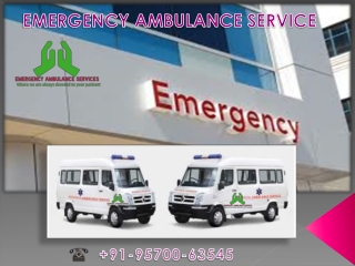 Best safe-corers ambulance service available in Patna |EAS