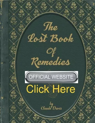 The Lost Book of Herbal Remedies Download Full Program