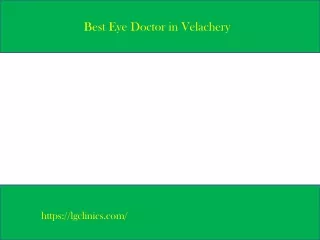 best eye doctor in velachery