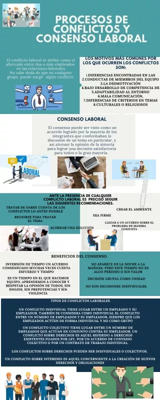 procesos de conflictos y consenso laboral
