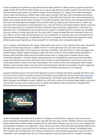 Cari Ingat Agen IDN Poker Online & Ceme Online Indonesia Sebagai Berhasil