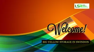 Big yellow storage in swindon