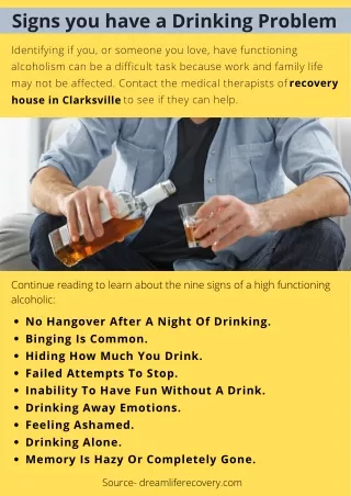 signs you have a drinking problem