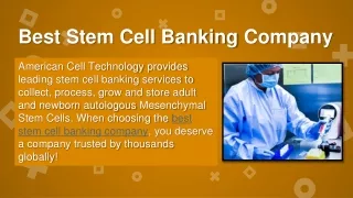 Best Stem Cell Banking Company