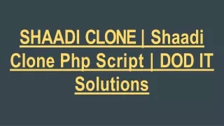shaadi clone shaadi