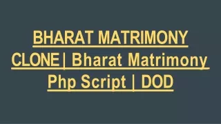 bharat matrimony