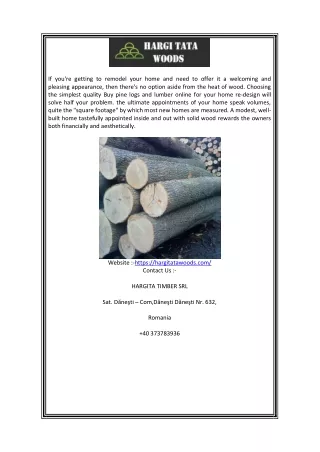 Birch Logs and Lumber Wholesale | Hargitatawoods.com