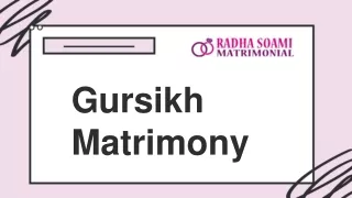 gursikh matrimony