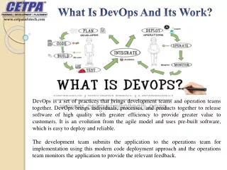 what is devops and its work
