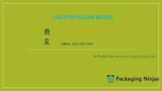 custom pillow boxes