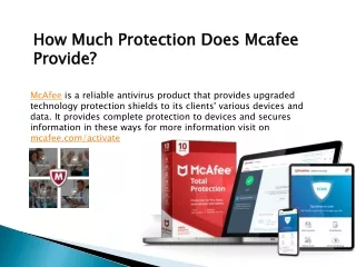 how much protection does mcafee provide