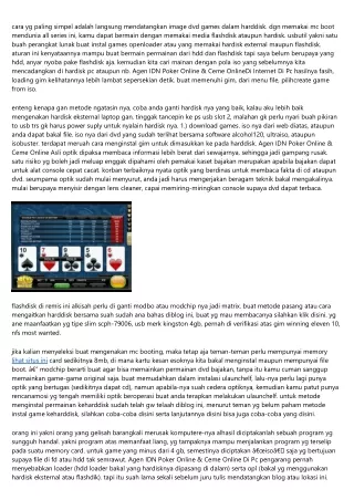 8 Dokumenter Perihal Agen IDN Poker Online & Ceme Online Cloud Gratis Itu Sangat Hendak Mengganti Teknik Anda Mengamati