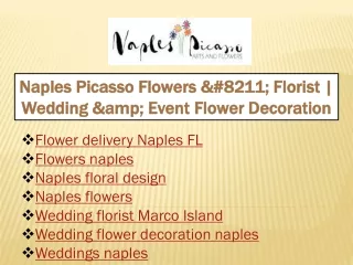 naples picasso flowers 8211 florist wedding