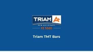 ISI Certified TRIAM A  New-Age Construction Rebar