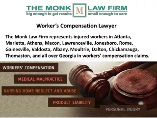 Worker's Compensation And Personal Injury Lawyer in Georgia