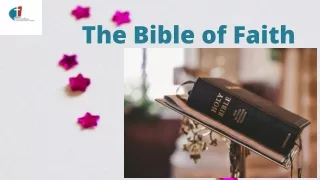 Bible verses on faith.