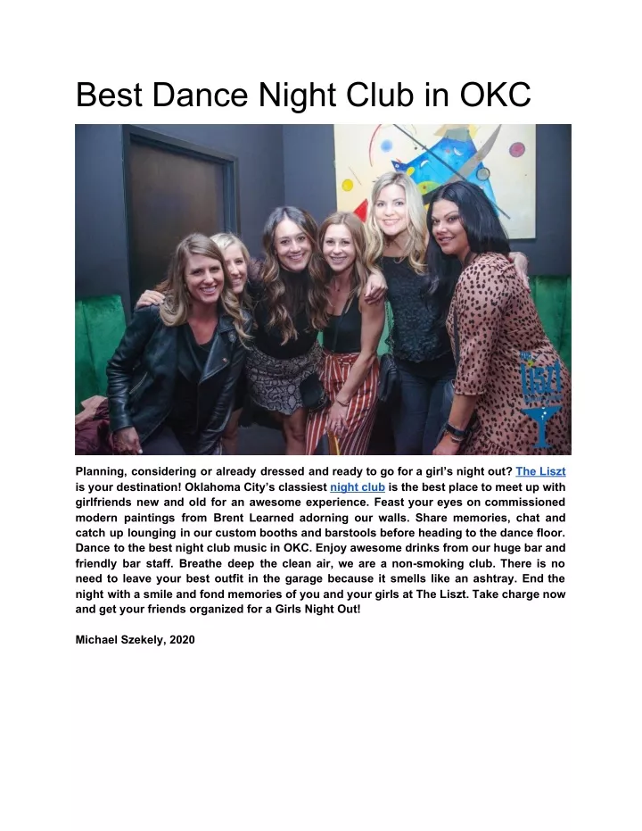 best dance night club in okc