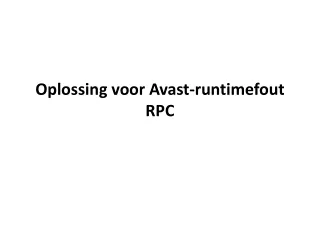 oplossing voor avast runtimefout rpc