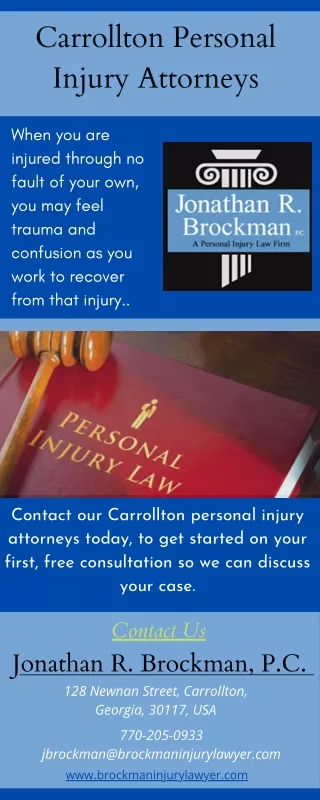 Carrollton Personal Injury Attorneys