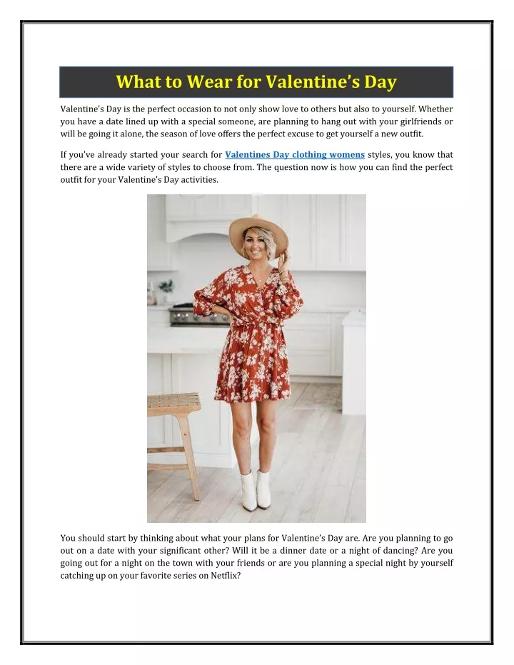what to wear for valentine s day