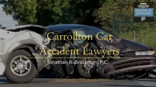 Carrollton Car Accident Lawyers