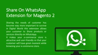 Share on WhatsApp extension for Magento 2