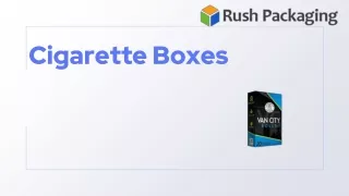 cigarette boxes