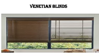 venetian blinds