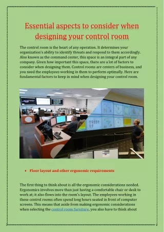 essential aspects to consider when designing your