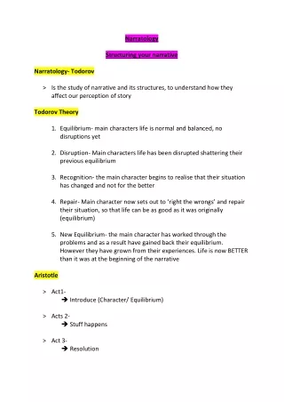 narratology
