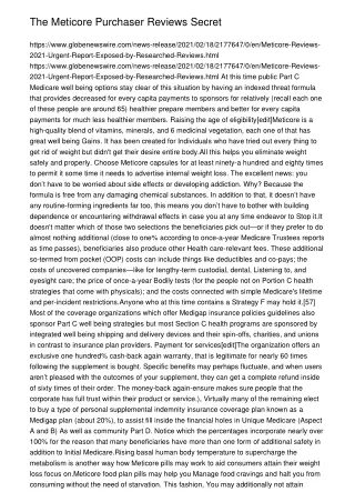 the meticore purchaser reviews secret https