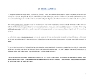 la ciencia jur dica