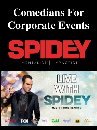 comedians for corporate events