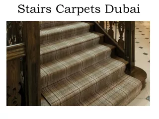 Stairs carpet