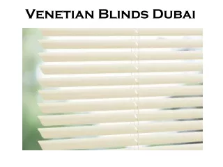 venetian blinds