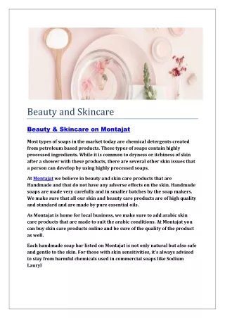 Skin Care and Beauty Products Dubai|UAE