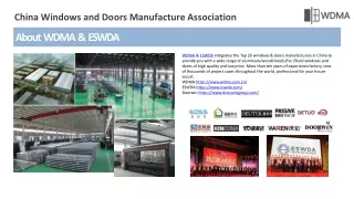 china windows and doors manufacture association