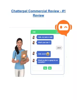 Chatterpal Commercial Review - #1 Review