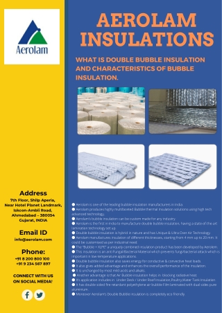 aerolam insulations